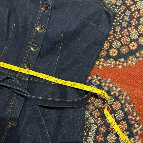 Universal Thread Indigo Denim Jumpsuit - Picture 4 of 7